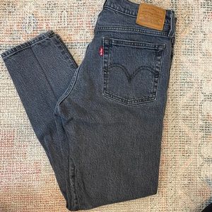 Levi’s Wedgie Fit Black Denim Jeans